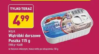 ALDI Wątróbki dorszowe oferta