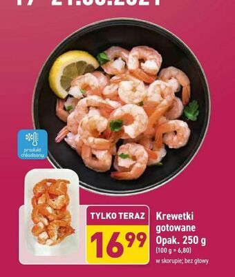 ALDI Krewetki gotowane oferta