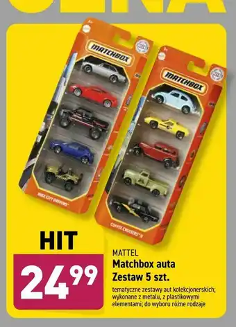 ALDI Matchbox auta oferta