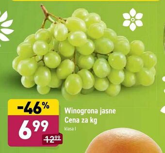 ALDI Winogrona jasne oferta