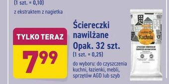 ALDI Ściereczki nawilżane oferta