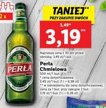 Lidl PERŁA Chmielowa 500 ml oferta
