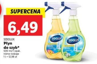 Lidl SIDOLUX Płyn do szyb* 500 ml oferta