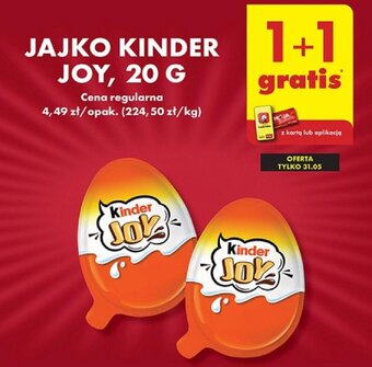 Biedronka JAJKO KINDER JOY, 20 G oferta