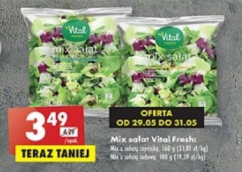 Biedronka mix salat Vital fresh oferta