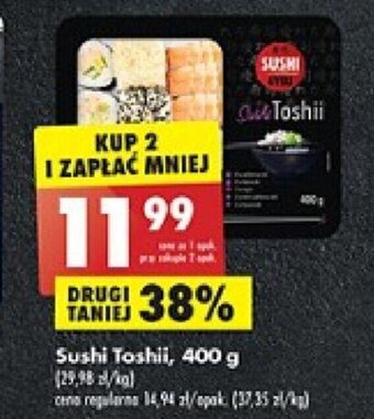 Biedronka Sushi Toshii 400g oferta