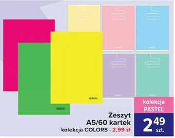 Carrefour Zeszyt A5/60 kartek oferta
