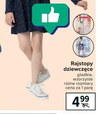 Carrefour Rajstopy dziewczęce oferta