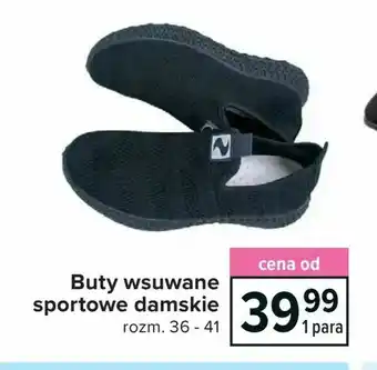 Carrefour Buty wsuwane sportowe damskie oferta