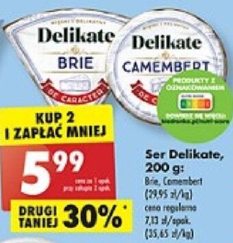Biedronka Ser Delikate, 200 g: oferta