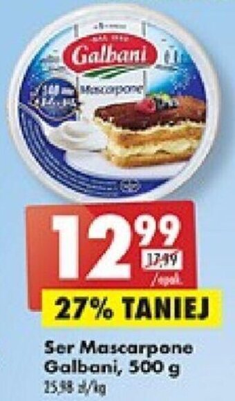 Biedronka Ser Mascarpone Galbani, 500g oferta