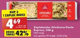 Biedronka Zapiekanka chłodzona Danie Express, 236 g oferta