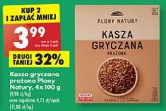 Biedronka Kasza gryczana prażona Plony Natury, 4x100 g oferta