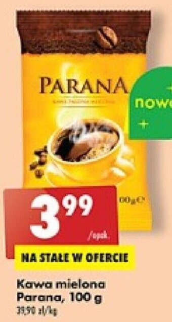 Biedronka Kawa mielona Parana, 100 g oferta