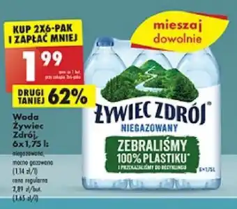 Biedronka Woda Żywiec Zdrój, 6x1,75 l: oferta