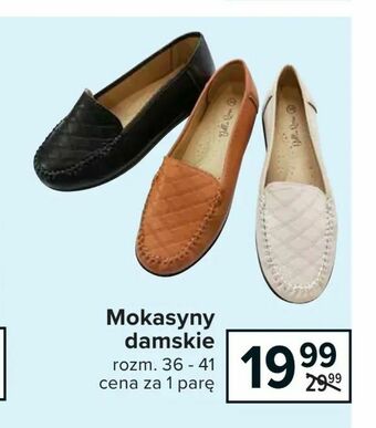 Carrefour Mokasyny damskie oferta