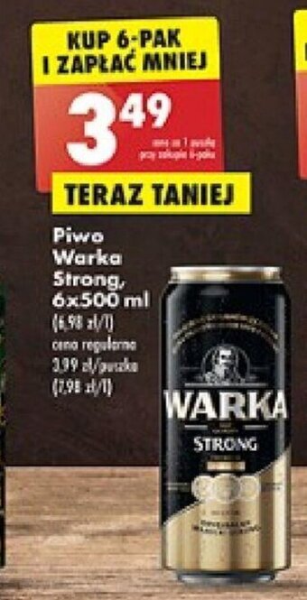 Piwo Warka Strong, 500ml