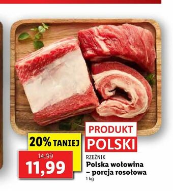 Lidl Polska wołowina - porcja rosołowa oferta