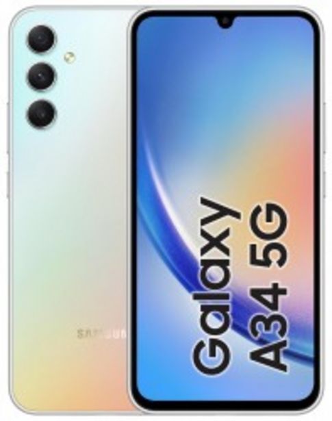 Komputronik Samsung galaxy a34 128gb 5g dual sim srebrny (a346) oferta