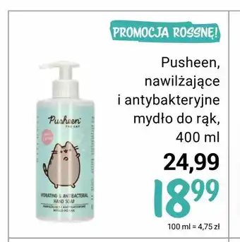 Rossmann Pusheen, nawilżające i antybakteryjne mydło do rąk oferta