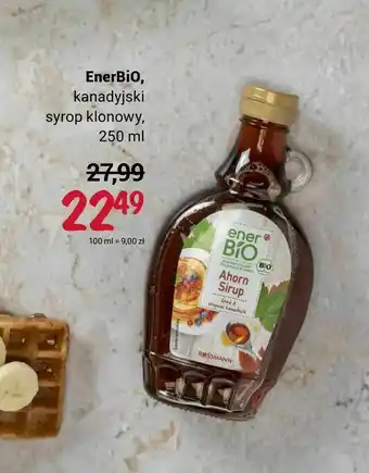 Rossmann EnerBiO, kanadyjski syrop klonowy 250 ml oferta