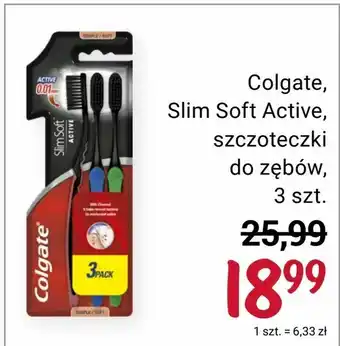 Rossmann Colgate, Slim Soft Active, szczoteczki do zębów oferta