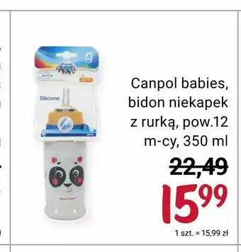 Rossmann Canpol babies, bidon niekapek z rurką, pow.12 m-cy, 350 ml oferta