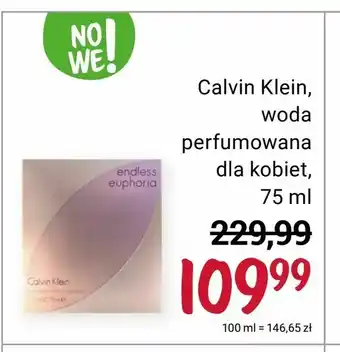 Rossmann Calvin Klein, woda perfumowana dla kobiet oferta