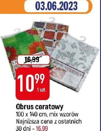 E.Leclerc Obrus ceratowy 100 x 140 cm oferta