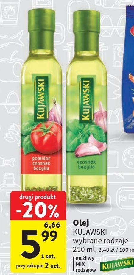Intermarche Olej pomidor czosnek bazylia kujawski ze smakiem oferta