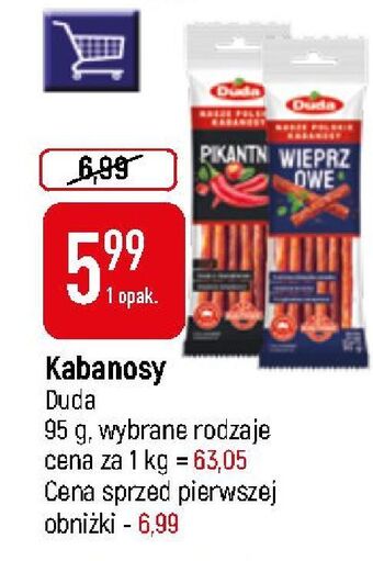 E.Leclerc Kabanosy wieprzowe silesia duda oferta