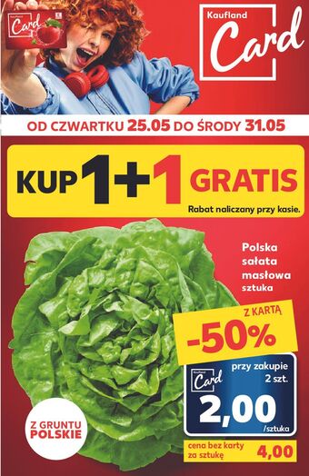 Kaufland Sałata masłowa oferta