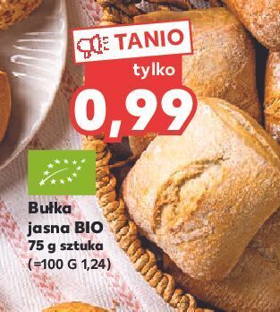 Kaufland Bułka jasna bio oferta