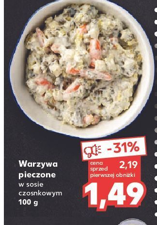 Kaufland Warzywa pieczone w sosie czosnkowym oferta