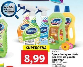 Lidl Spray do łazienki sidolux oferta