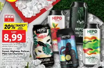 Lidl Piwo nepomucen pelican fruit weizen oferta