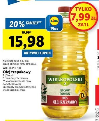 Olej wielkopolski rzepakowy