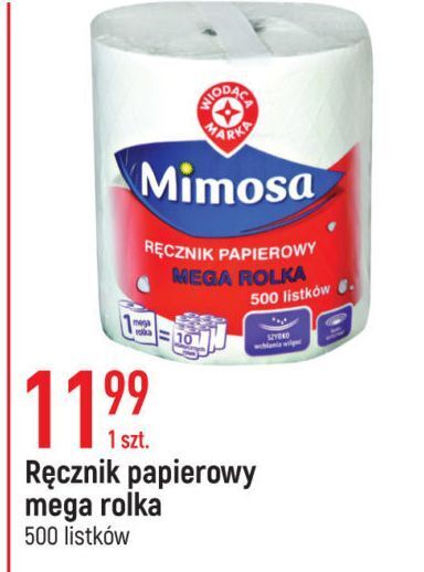 E.Leclerc Ręcznik papierowy mega rolka wiodąca marka mimosa oferta