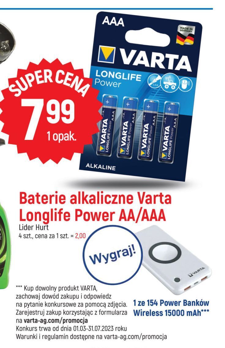 E.Leclerc Baterie aaa varta longlife oferta