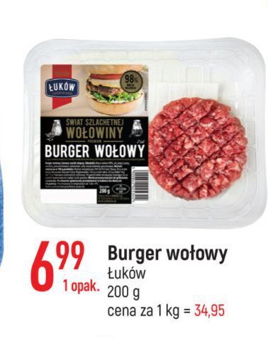 E.Leclerc Hamburgery wołowe łuków oferta