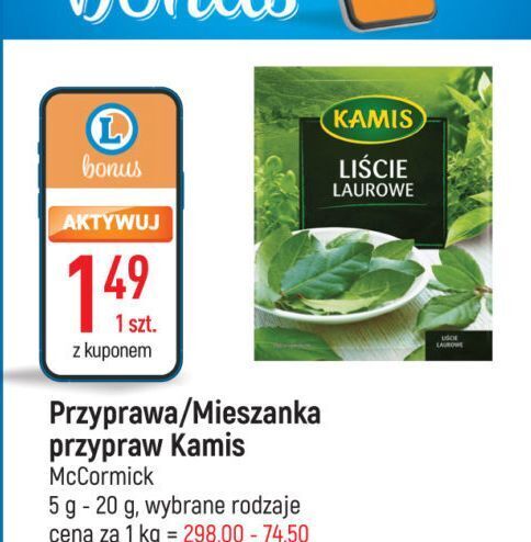 E.Leclerc Liście laurowe kamis oferta