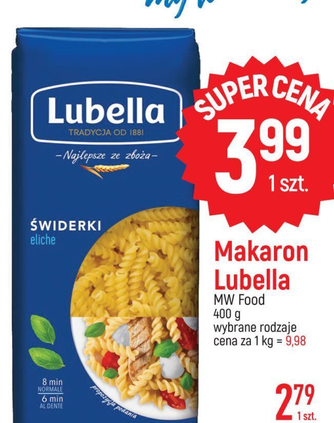 E.Leclerc Makaron świderki lubella oferta