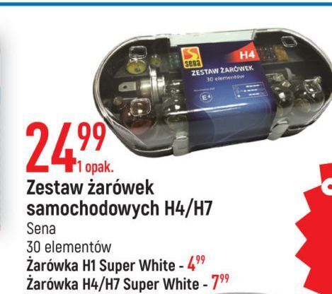 E.Leclerc Żarówka halogenowa h1 super white sena oferta