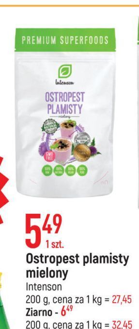 E.Leclerc Ostropest plamisty mielony intenson oferta