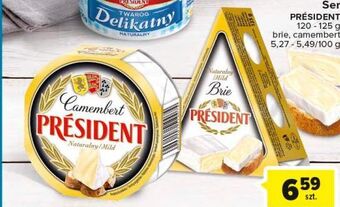 Carrefour Ser camembert naturalny president oferta