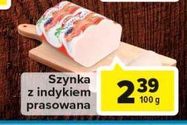 Carrefour Szynka z indykiem prasowana silesia duda oferta