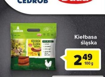 Carrefour Kiełbasa śląska drobiowa cedrob oferta