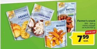Carrefour Ananas suszony farmer's snack oferta