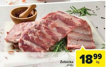 Żeberka wieprzowe płaty