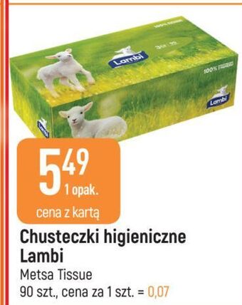 E.Leclerc Chusteczki higieniczne lambi oferta